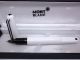 Replica Montblanc M Marc Newson Black Clip White Rollerball Pen (2)_th.jpg